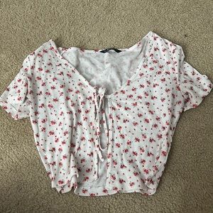 Floral print top